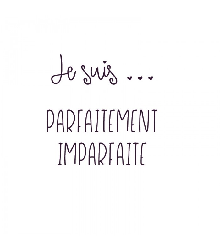 Je prends conscience et j’accepte que je ne suis pas et que je ne serai jamais parfait. Semaphorus